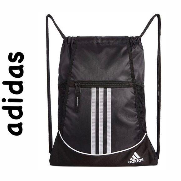 Adidas Sack Back Pack Black & White New with Tag - Picture 7 of 7